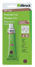 Plastiskt Trä WF140 Mörkbrun 40 ml illbruck